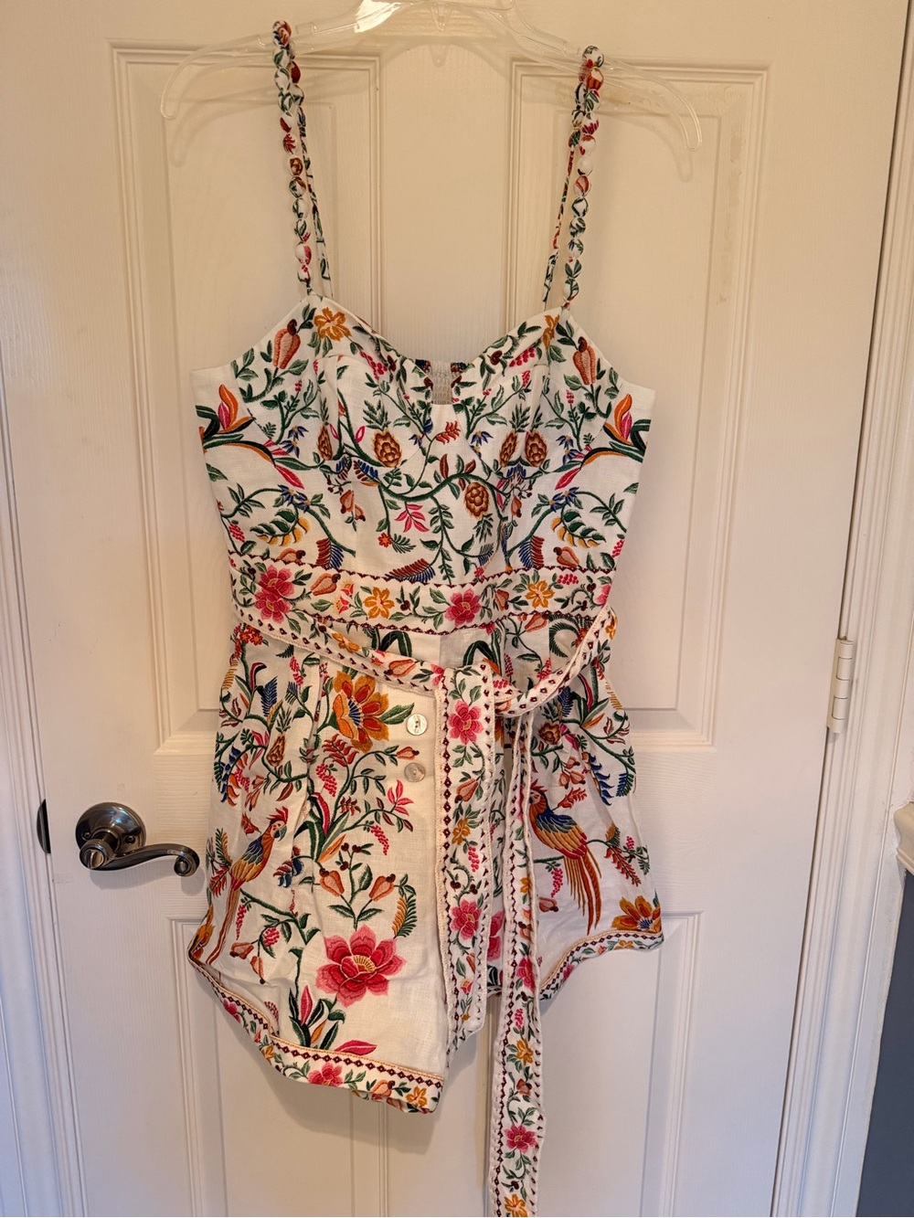 FARM Rio Off-White Delicate Forest Romper - NEVER BEEN WORN - Picture 2 of 7